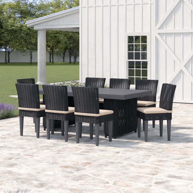 Fairfield 9 Piece Outdoor Patio Dining Set | Birch Lane