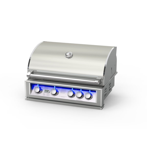 4-Burner Built-In Gas Grill by BroilChef