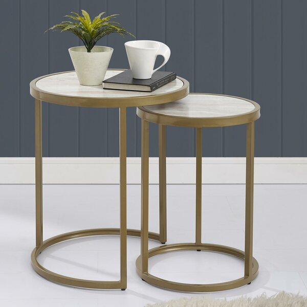 Selzer 2 Piece Nesting Tables by Mercer41