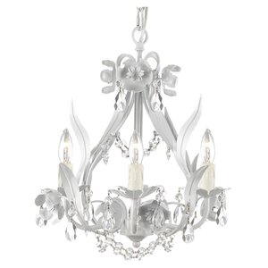 Tobias 4-Light Crystal Chandelier