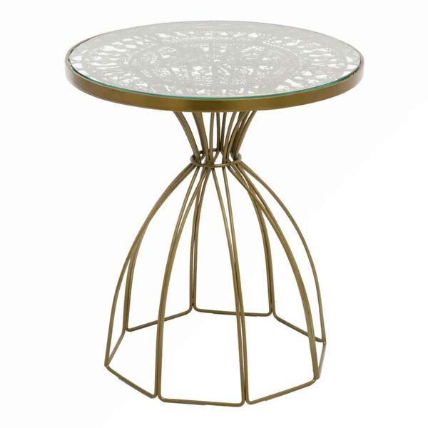 Cevenola Wire Work End Table By Bungalow Rose
