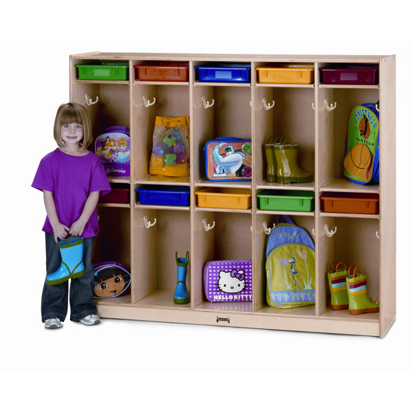 4 Tier 5 Wide Coat Locker by Jonti-Craft