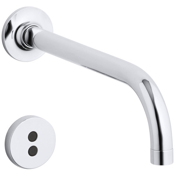 Purist Wall-Mount Commercial Bathroom Sink Faucet Trim with 9 90-Degree Spout and Insight Technology by Kohler