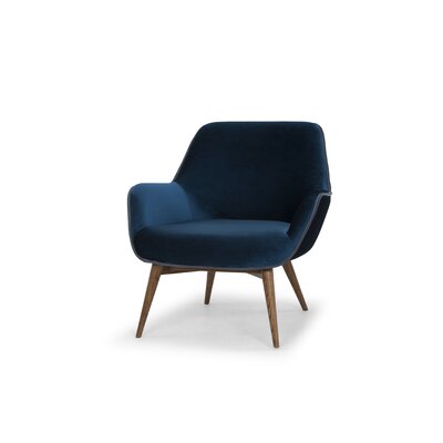 Jedediah Armchair Corrigan Studio Upholstery Midnight Blue Piping