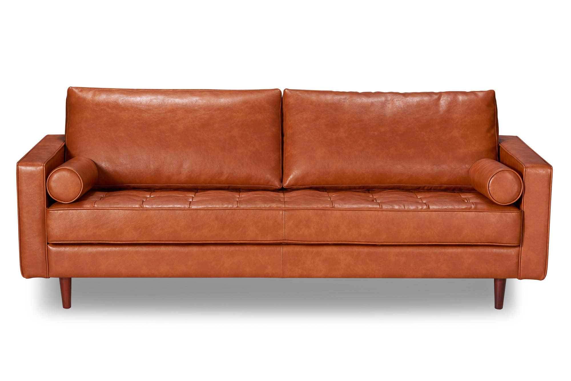 Bombay Leather 88 Square Arms Sofa Reviews Joss Main