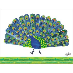 Eric Carle's Peacock Canvas Art