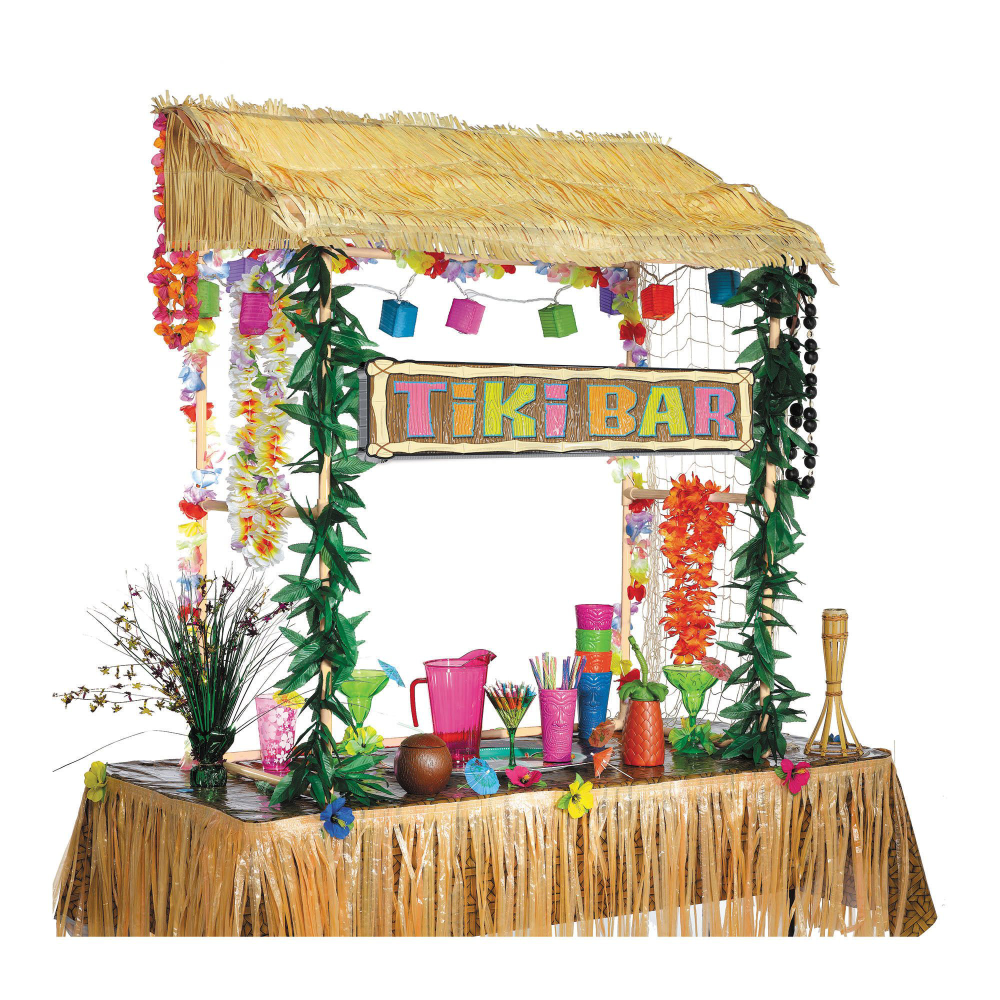 Amscan Summer Luau Tiki Bar Hut Wayfair