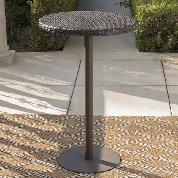 Crater Contemporary Outdoor Bar Table by Ivy Bronx
