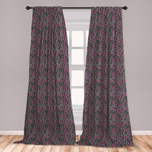 Leopard Print Window Curtains Wayfair