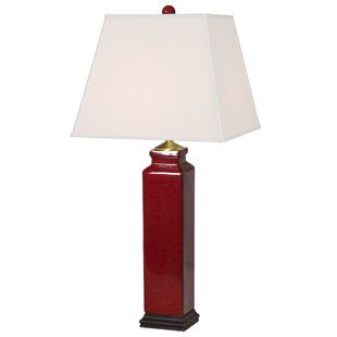 Red And White Oriental Lamps Wayfair Vase 30 Table Lamp