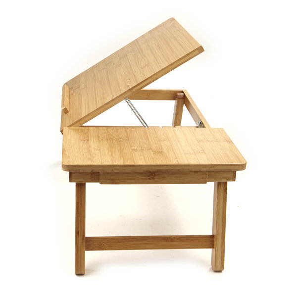 Eco-Friendly Bamboo Adjustable Laptop Tray by Mind Reader| @ $34.99