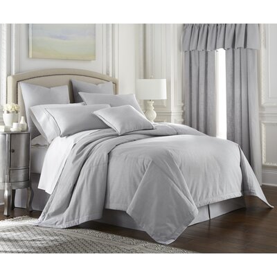 Senoia Duvet Cover Eider Ivory Color Gray Size Super King