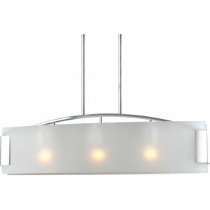 3-Light Kitchen Island Pendant