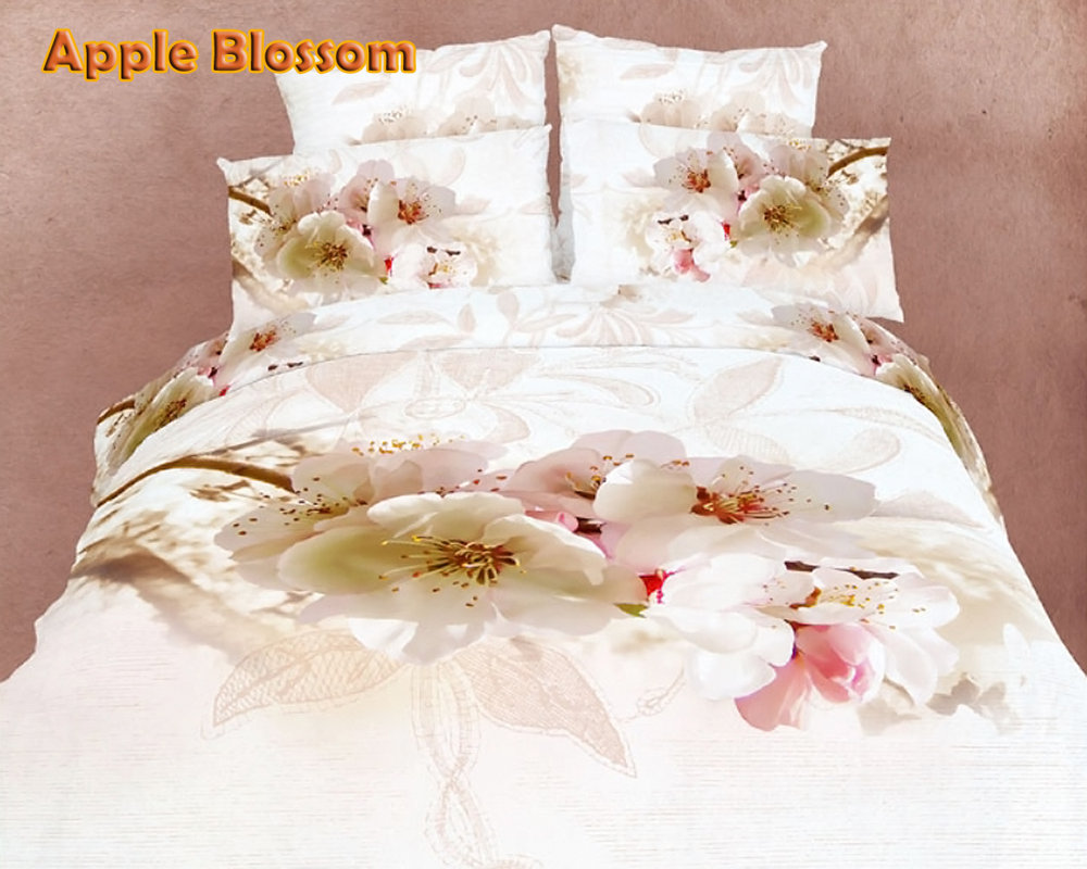 Apple Blossom Bed Breakfast British Columbia Canada Dolce Mela Dolce Mela Apple Blossom 6 Piece Reversible Duvet Cover Set