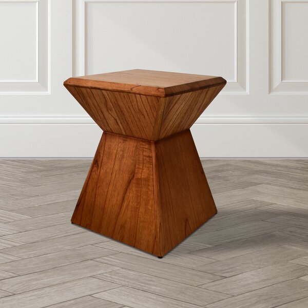 Selby Solid Wood Pedestal End Table By Foundry Select