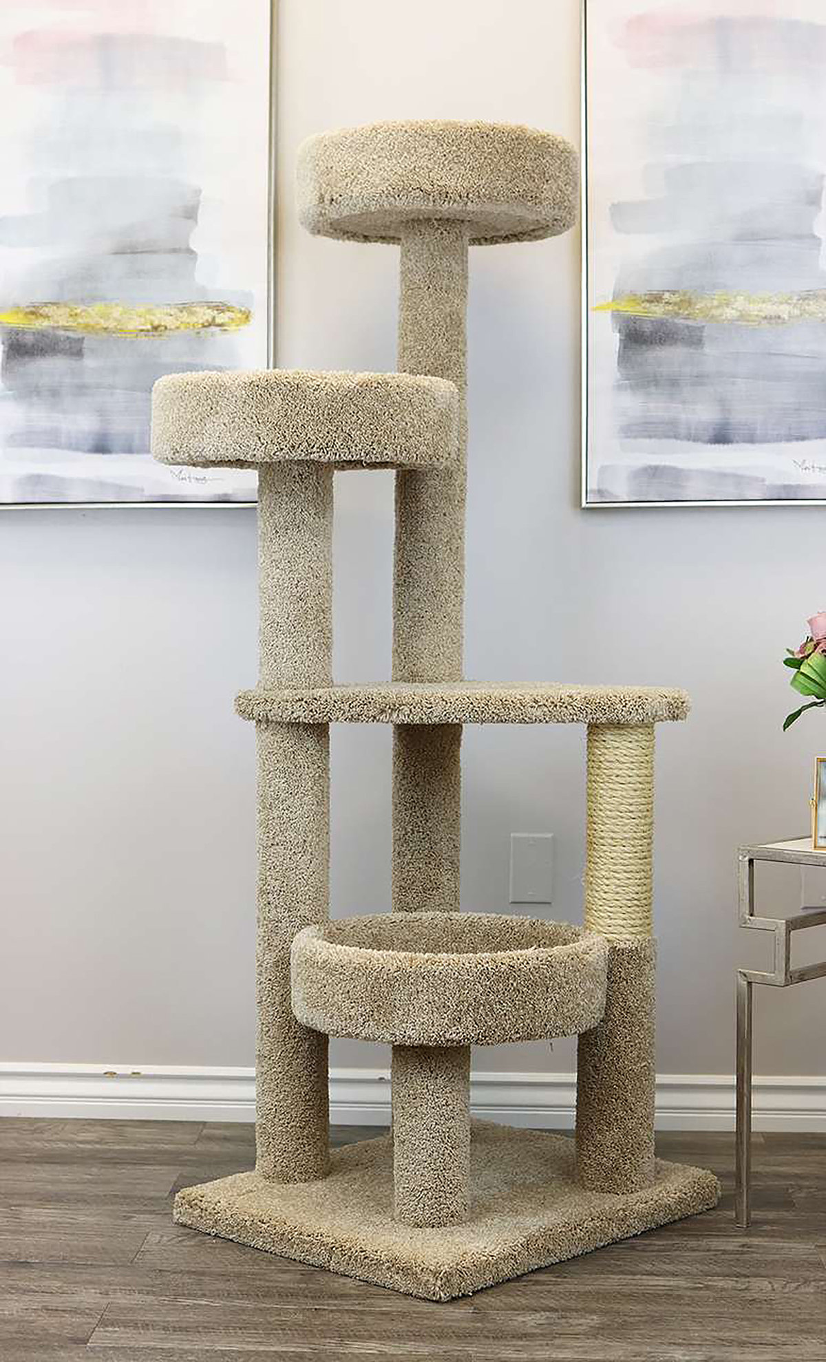 New Cat Condos 61 Lounger Cat Tree Reviews Wayfair