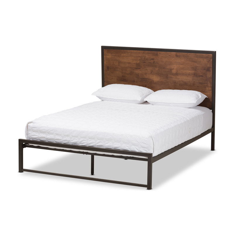 Union Rustic Nadolski Rustic Industrial Platform Bed & Reviews Wayfair