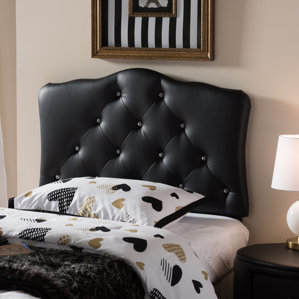 Olivia Twin Upholstered Panel Headboard by Latitude Run