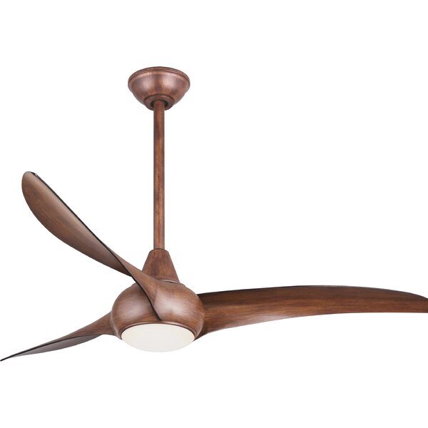 52 Wave 3 Blade Ceiling Fan with Remote by Minka Aire