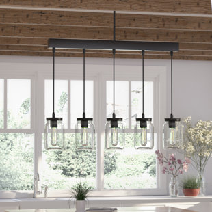 Kitchen Island Lighting You Ll Love Wayfair Wednesbury 5 Light Kitchen Island Pendant