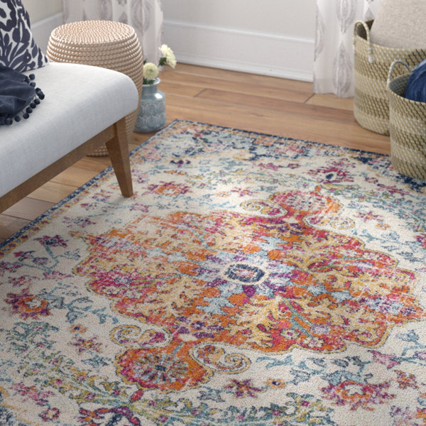 Hillsby Saffron Area Rug by Mistana