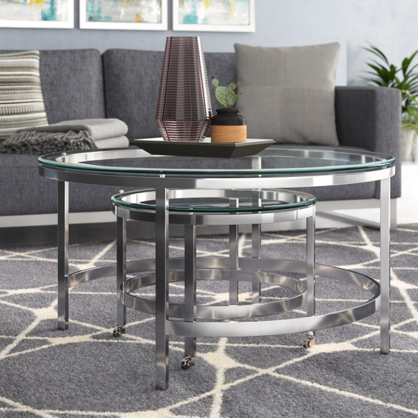Joel 2 Piece Coffee Table Set by Wade Logan