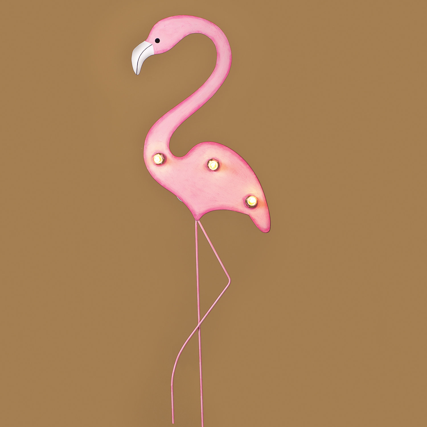Roman Inc Tropical Lighted Pink Flamingo Decoration Wayfair