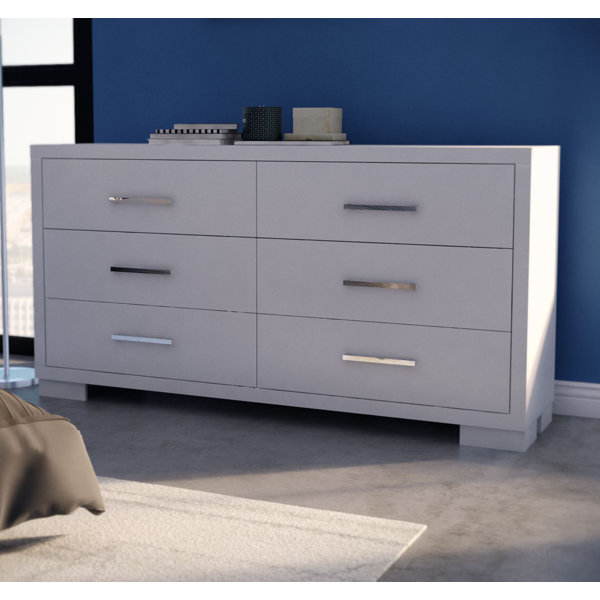 6 Drawer Double Dresser by Wade Logan