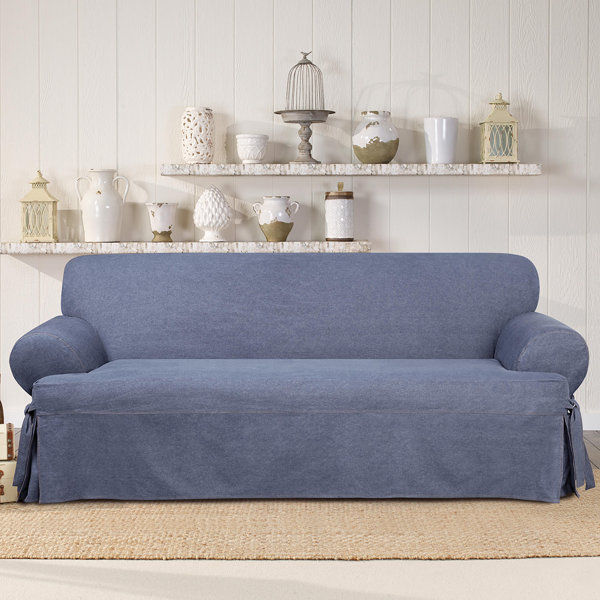 Authentic T-Cushion Sofa Slipcover By Sure Fit 2019 Coupon