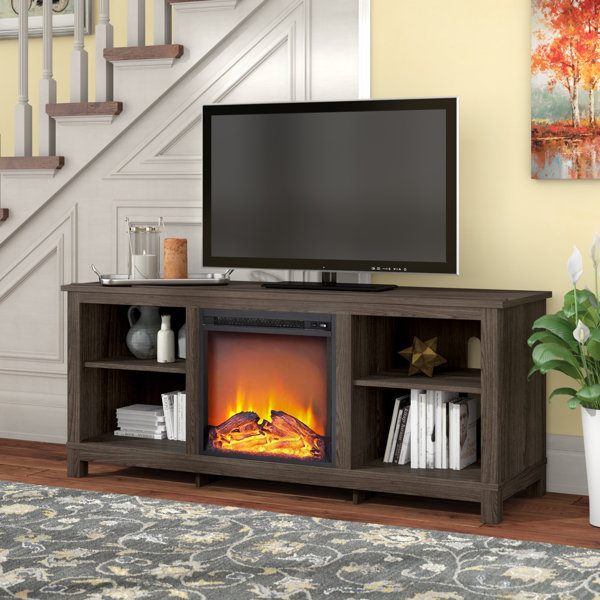 Gaither 58 TV Stand with Fireplace by Alcott Hill