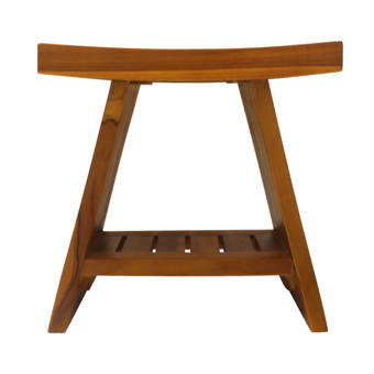 Bayou Breeze Whitmore Grade A Teak Wood Shower Bench Wayfair Ca