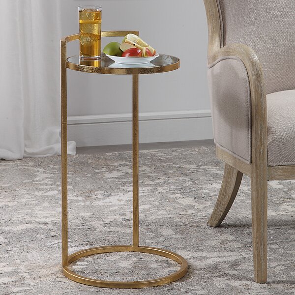 Jazmyne Glass Top C Table End Table By Mercer41