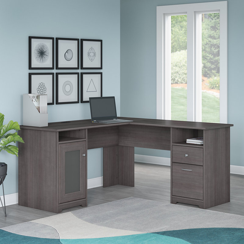 Red Barrel Studio Hilale L Shaped Executive Desk Reviews Hilale L Shaped Executive Desk