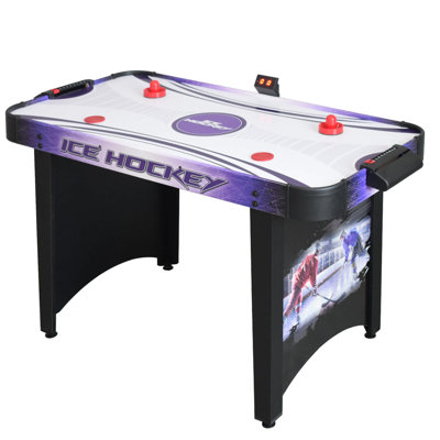 Hat Trick 4 Two Player Air Hockey Table with Digital Scoreboard Hathaway Games