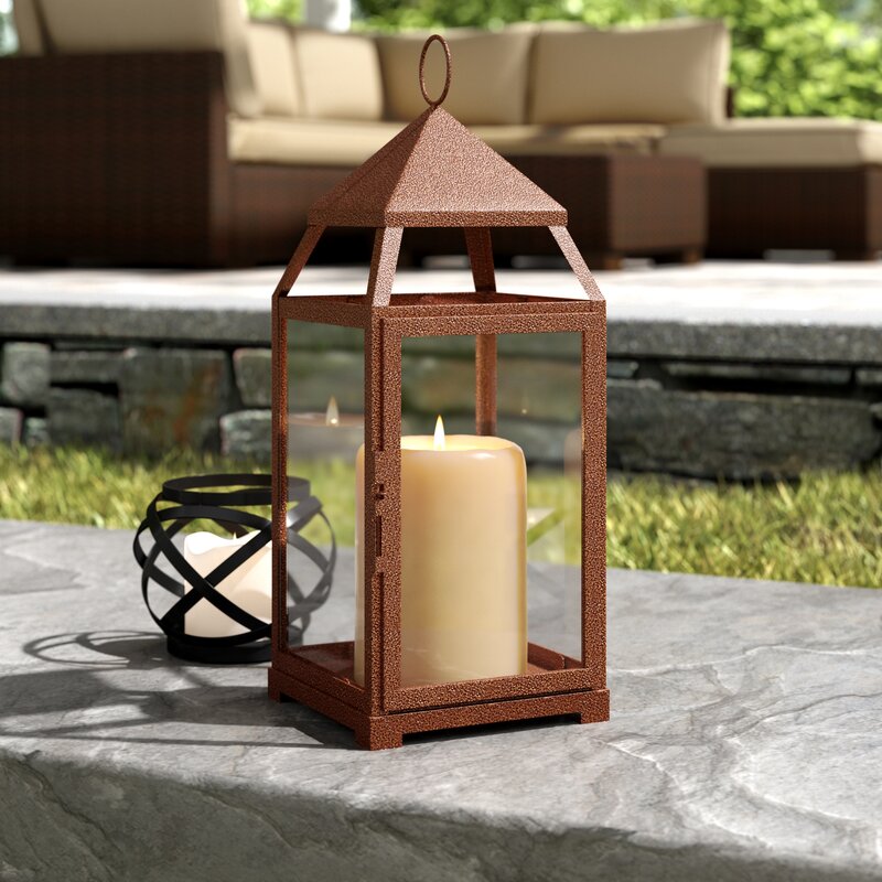 Three Posts Tall Iron Lantern Reviews Wayfair