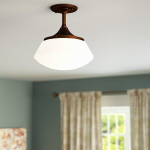 Savane 1-Light Semi-Flush Mount