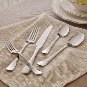 Corbin 20-Piece Hammered Flatware Set