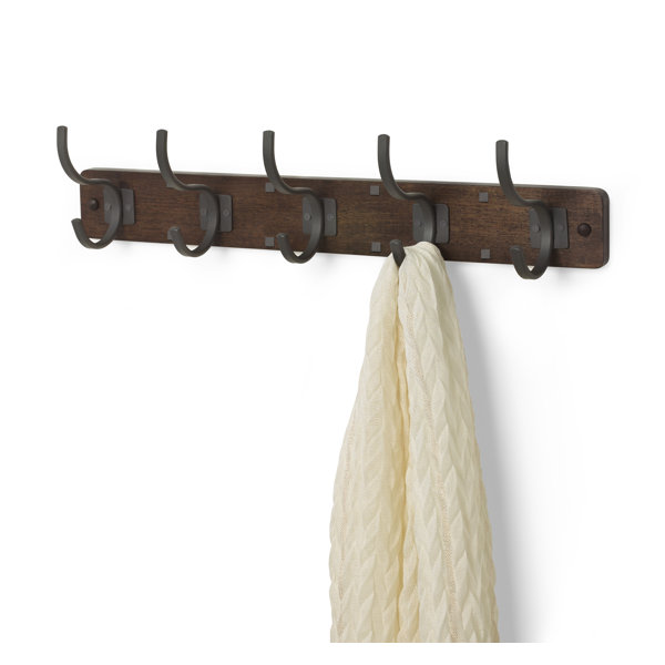 Spectrum Richmond 5 Hook Wall Mounted Coat Rack Reviews Wayfair