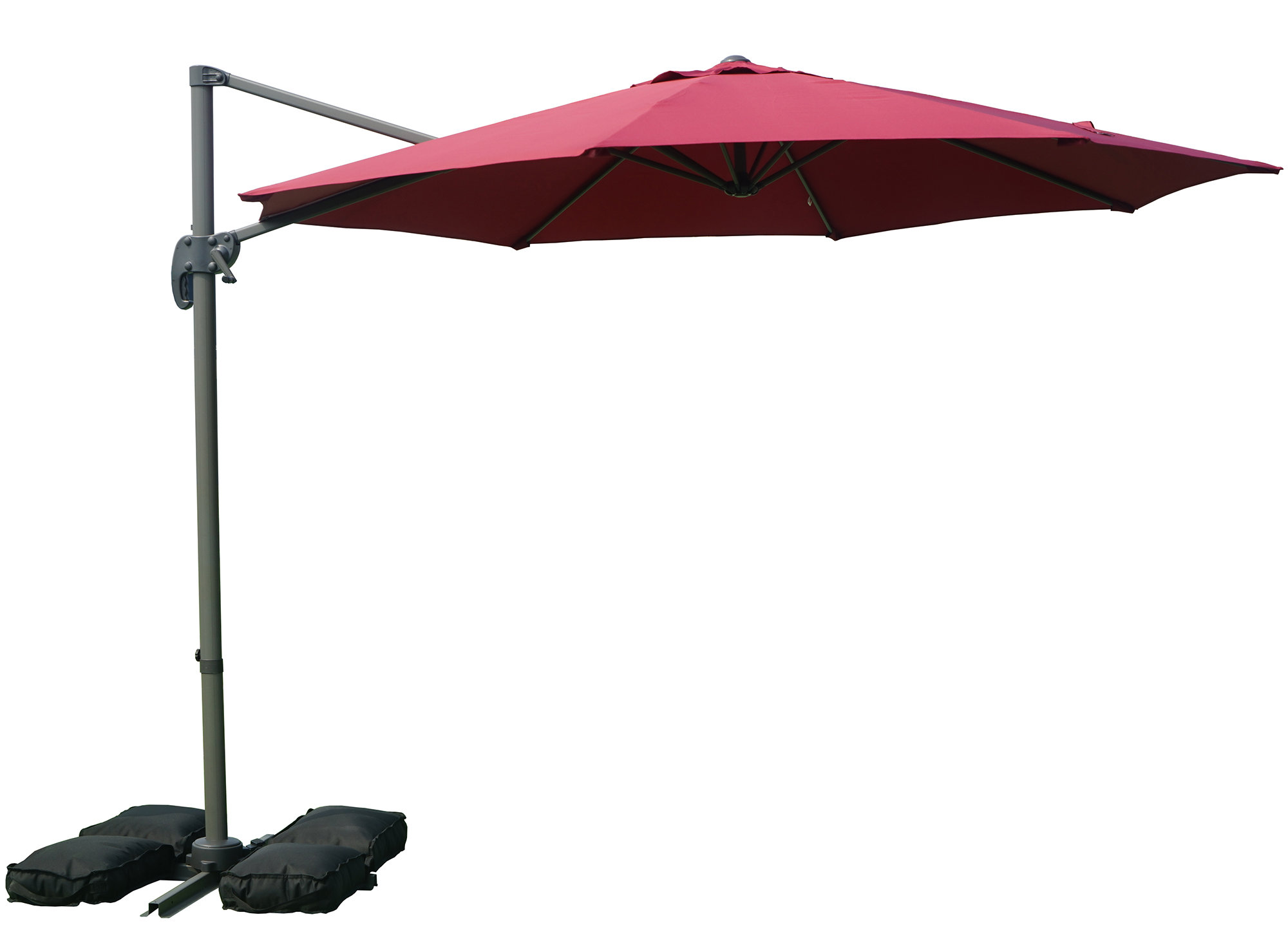 Charlton Home Tottenham Patio Hanging Offset 10 Cantilever Charlton Home Tottenham Patio Hanging