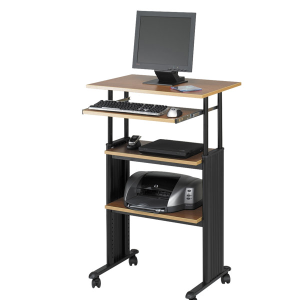 MUV Adjustable Stand-Up Workstation AV Cart by Safco Products Company