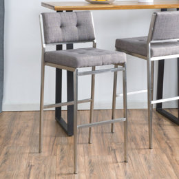 Bar Stools Kitchen Chairs Wayfair Co Uk Grey Seat Bar Stools