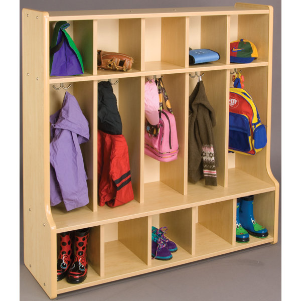 2000 Series 3 Tier 5 Wide Coat Locker by TotMate