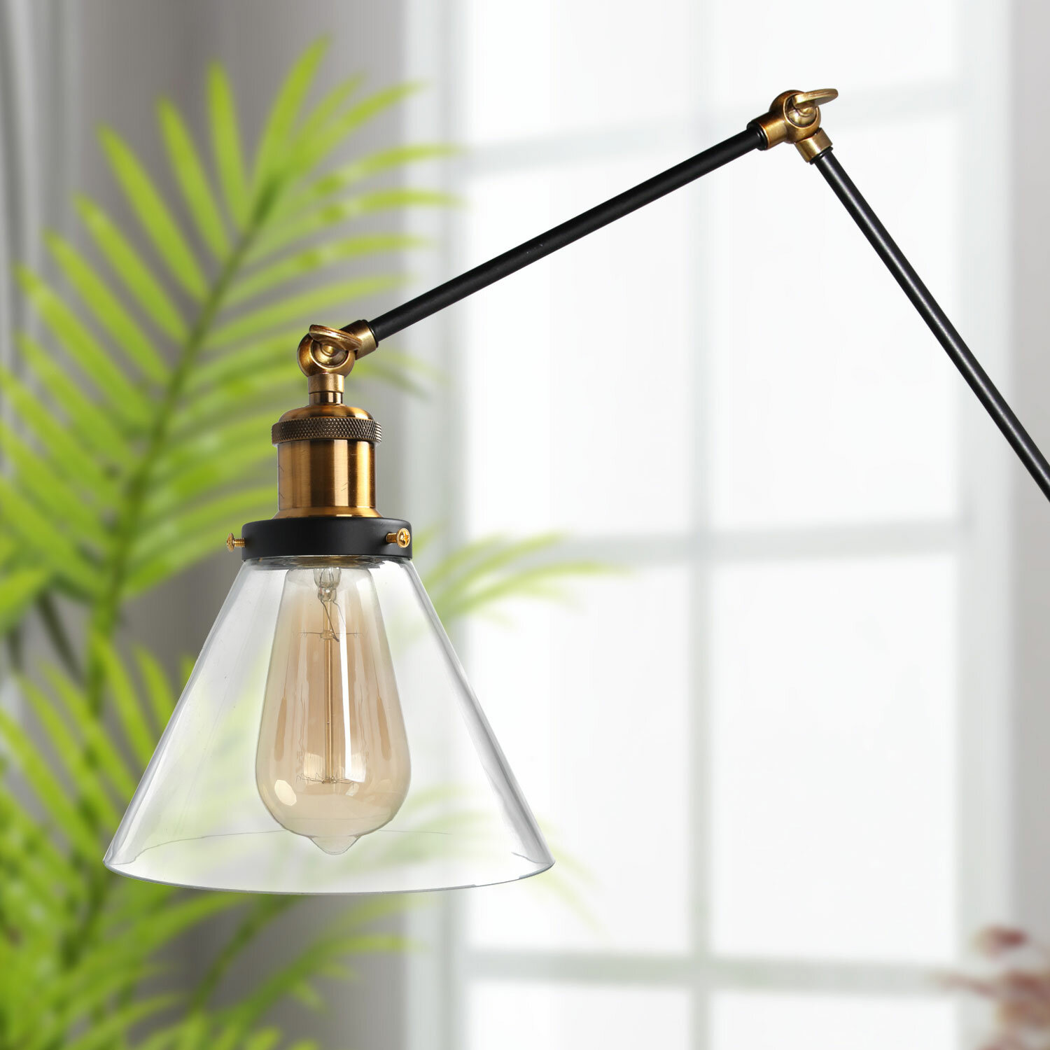 Glenhaven 1 Light Swing Arm Lamp