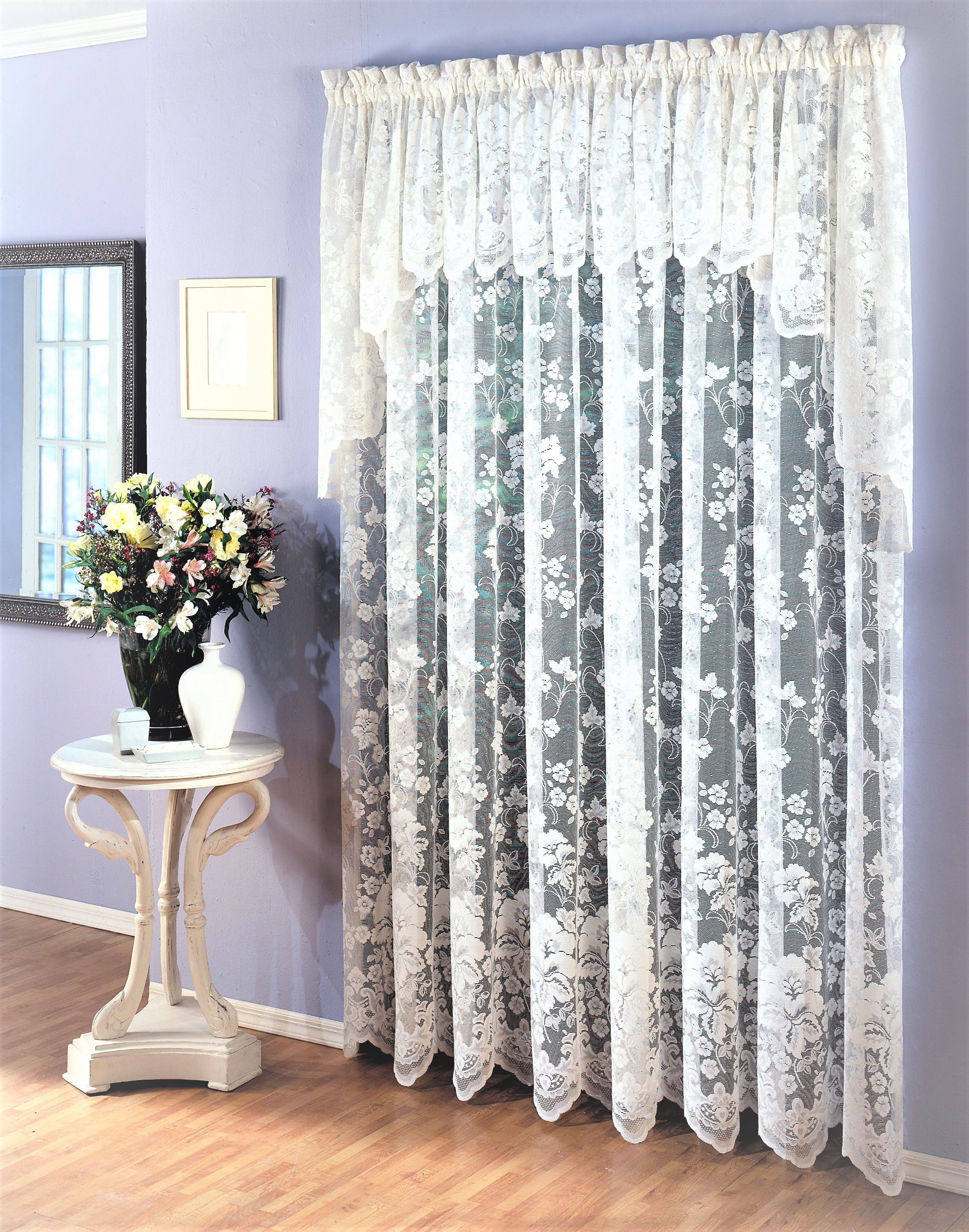 August Grove Hetton Elegance Floral Semi Sheer Curtains Drapes