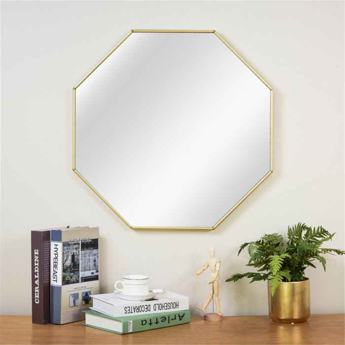 Mercer41 Stanardsville Octagon Glam Bathroom Mirror Wayfair Ca Mercer41 Stanardsville Octagon Glam