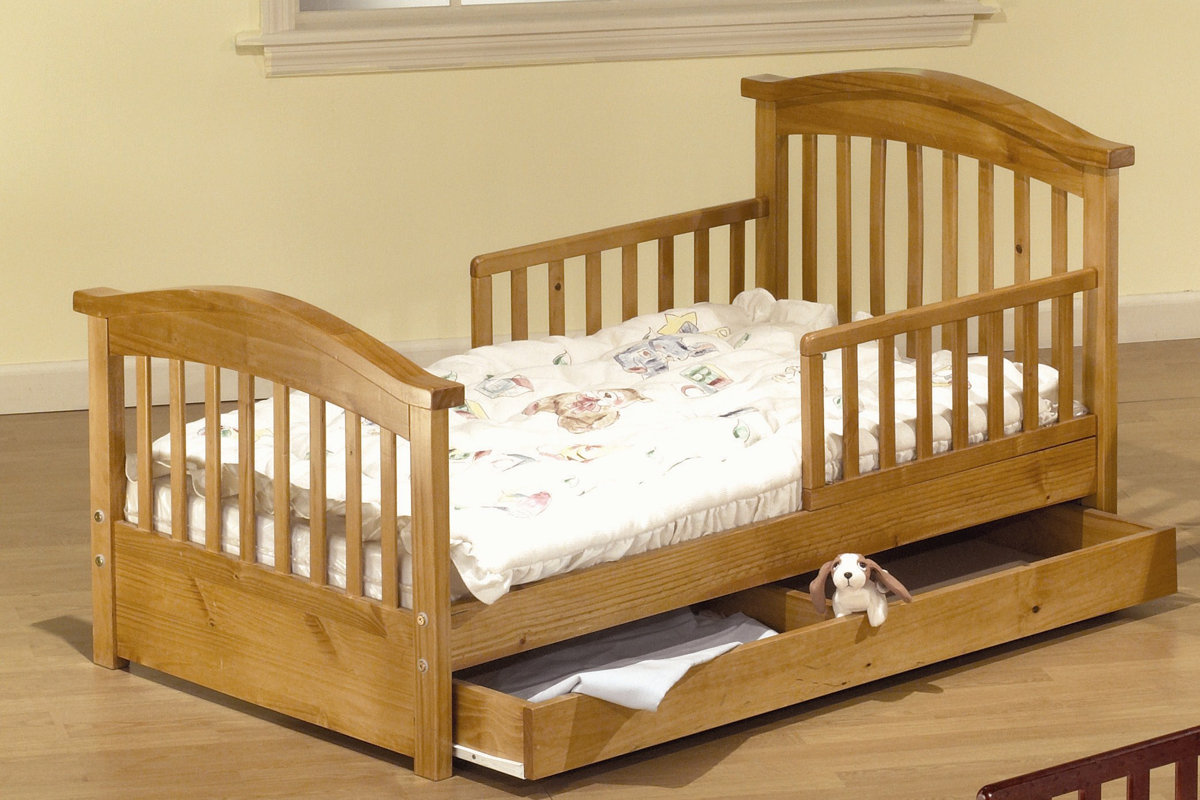 Sorelle Joel Pine Toddler Bed With Storage Reviews Wayfair - Defaultname sorelle joel pine toddler bed with storage reviews wayfair - defaultname