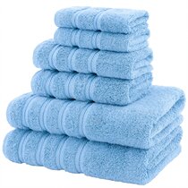 Bath Towel Set Country Living Monticello Blue Ivory 3 Piece Floral