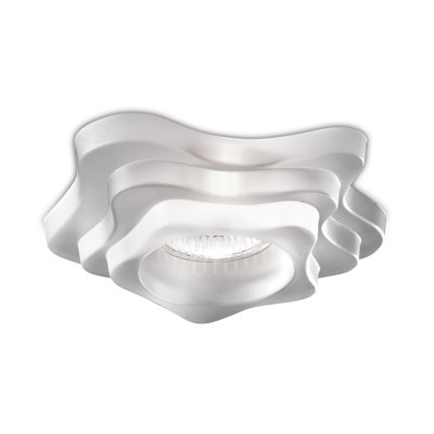 Baia 5785  Decorative Recessed Trim Leucos Finish Satin White Bulb Type 010V 16W 2700K UL Construction Type Chicago Plenum Housing