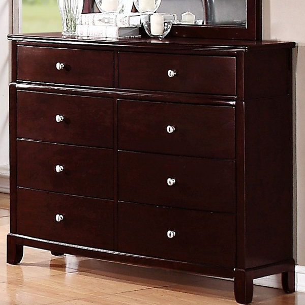 #2 Harbaugh 8 Drawer Double Dresser By Charlton Home Cheap