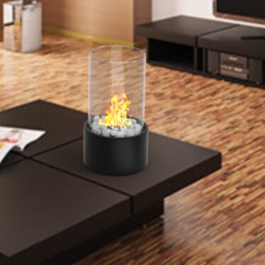 Eden Ventless Portable Bio Ethanol Tabletop Fireplace by Regal Flame